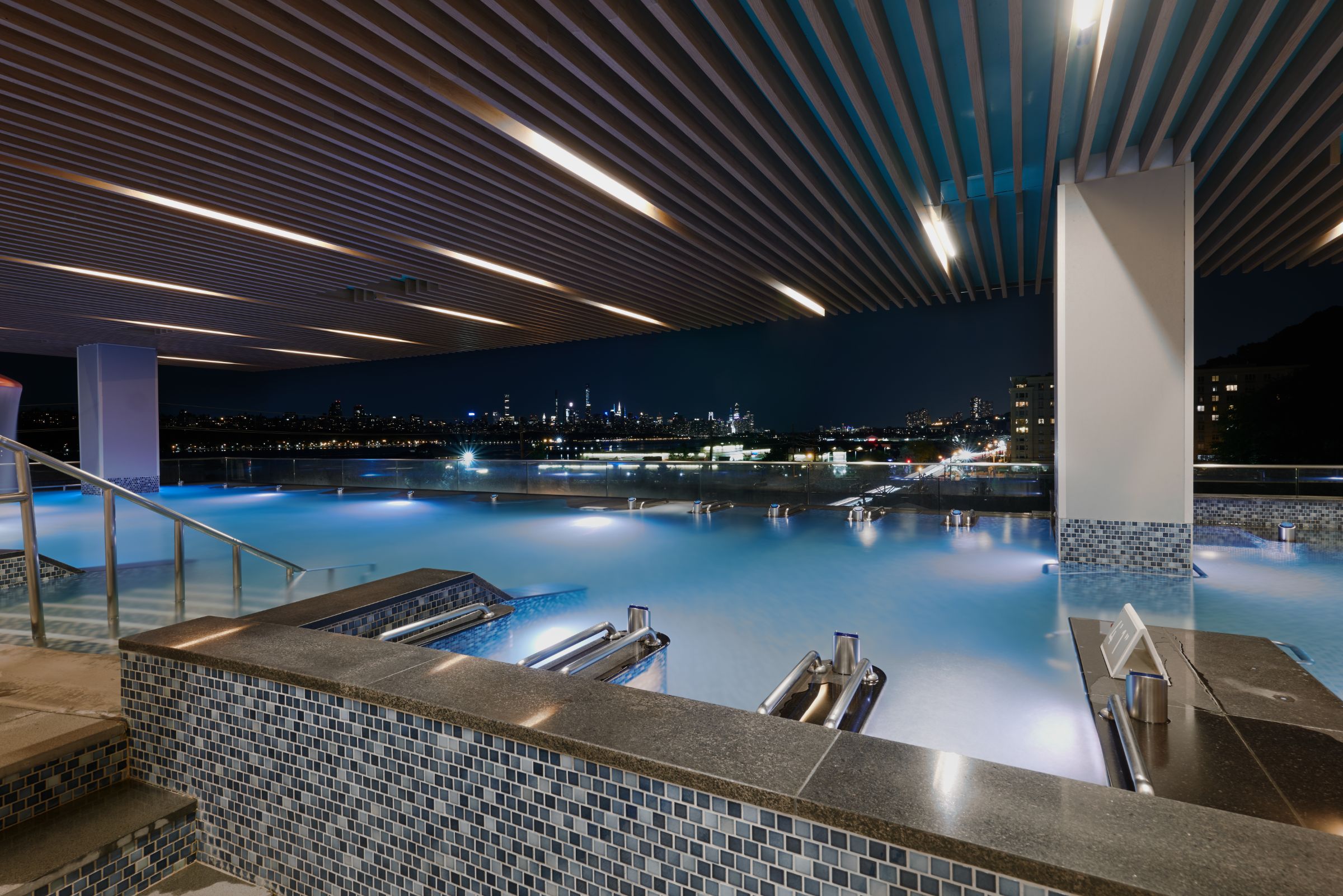 Hydrotherapy Pool at night