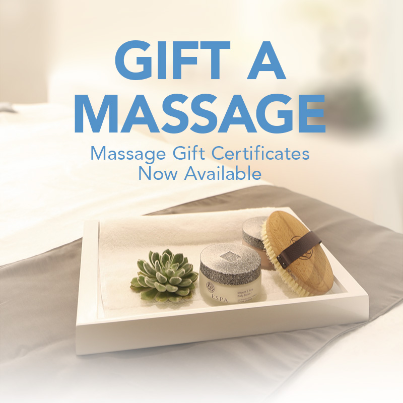 Gift a Massage|Gift Certificates Now Available